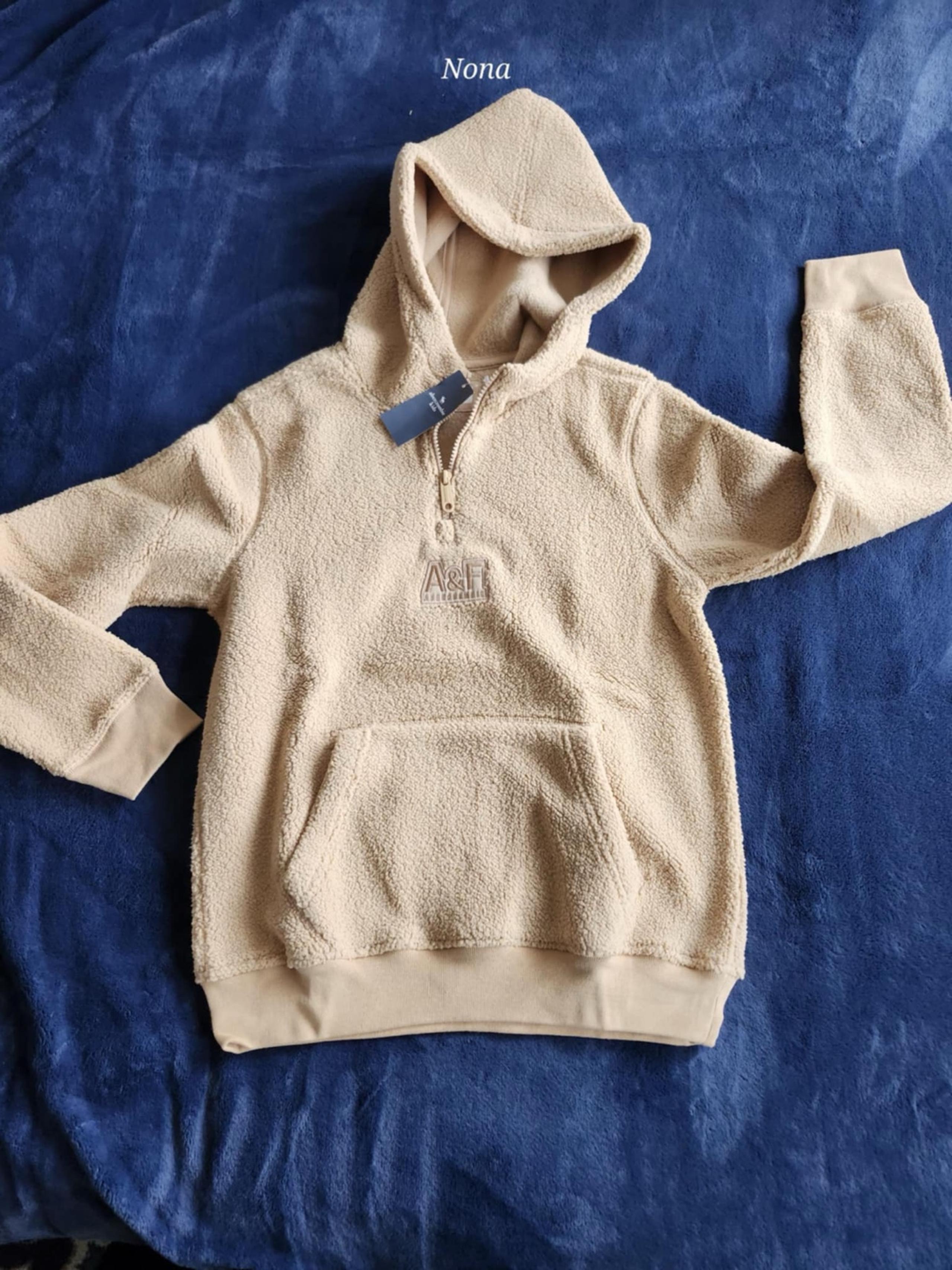 Teddy hoodie size 11/12 NWT - abercrombie kids
