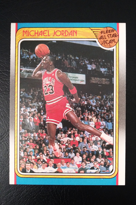 Michael Jordan 1988-89 Fleer All Star Team #120 Authentic 3rd year card