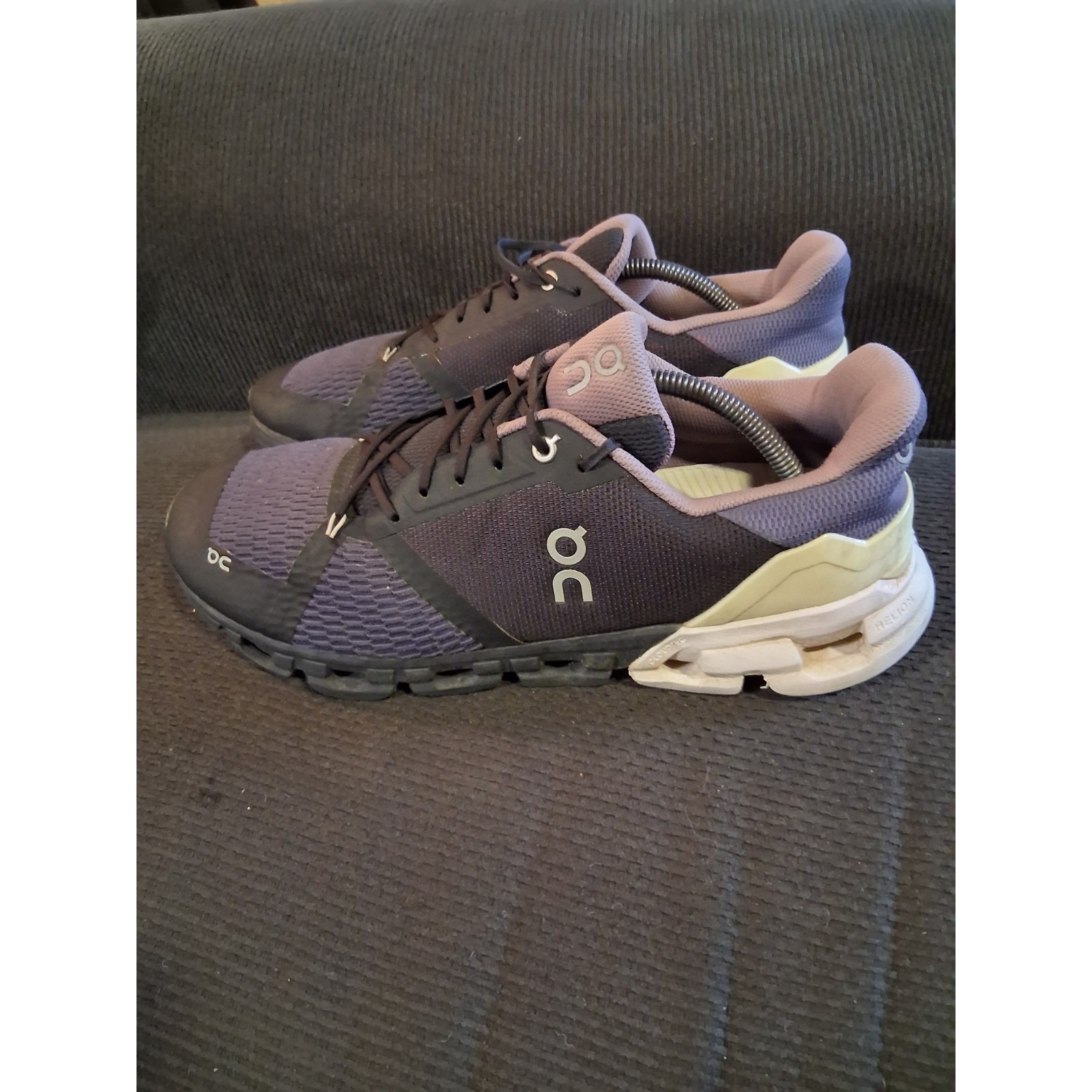 On Running Cloudflyer Black/White Running Shoes Men's sz 12  $160