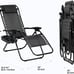 Set Of 2 Relaxing Recliners Patio Chairs Adjustable with Cup Holder - NEW