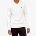 U.S. POLO ASSN. Men's white sweater Size Medium 100% Acrylic