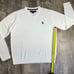 U.S. POLO ASSN. Men's white sweater Size Medium 100% Acrylic