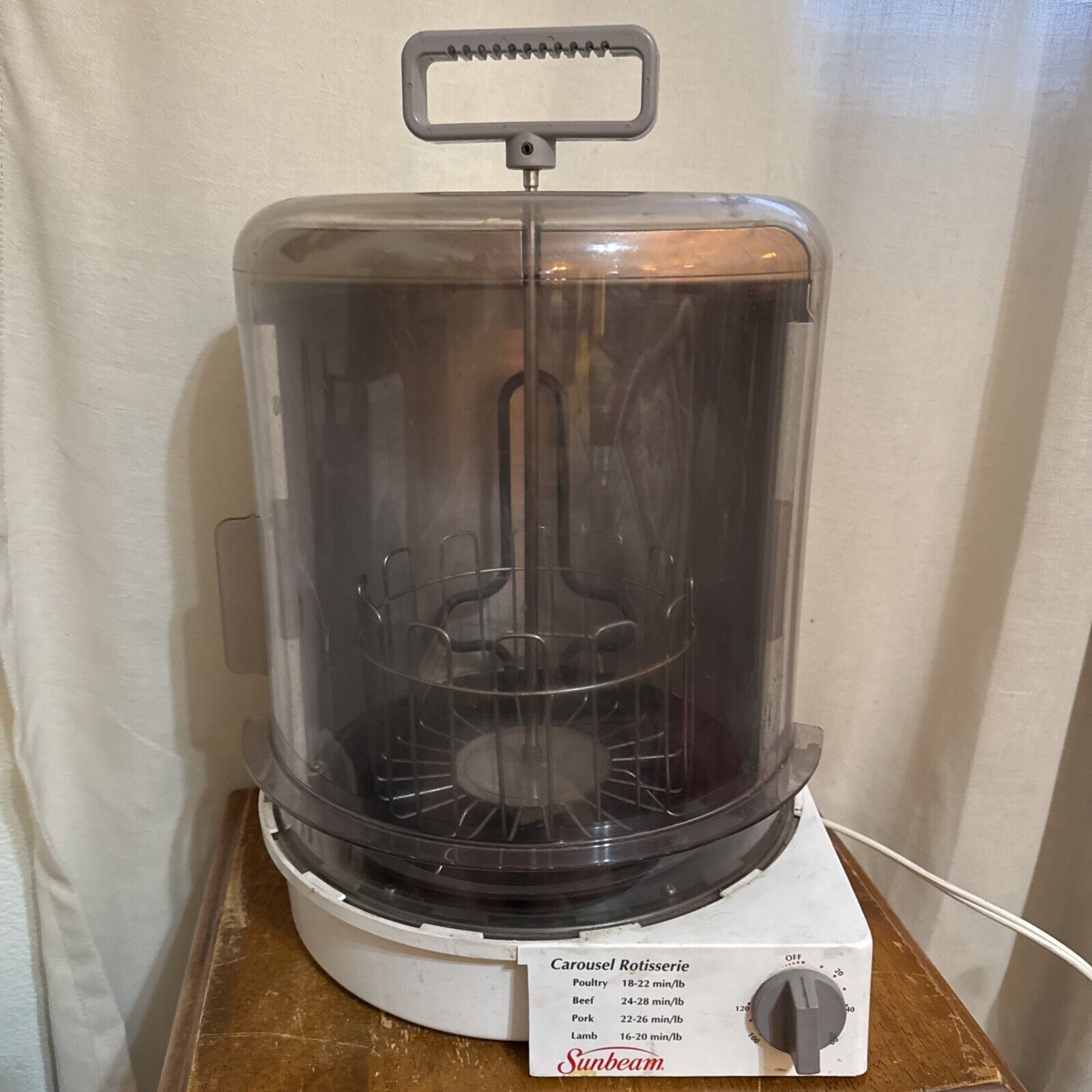 Oster Carousel Rotisserie Oven ER-100 Chicken Beef Pork - Sunbeam Tested Works