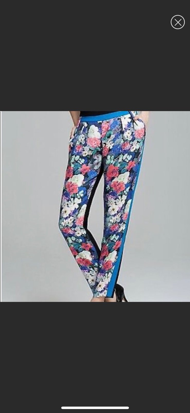 Rebecca Minkoff Floral Crepe Straight leg pants