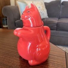 Vintage Jack Jacky and the Juniors EDGAR CAT Teapot JAN KRUIS Dutch Comic Strip