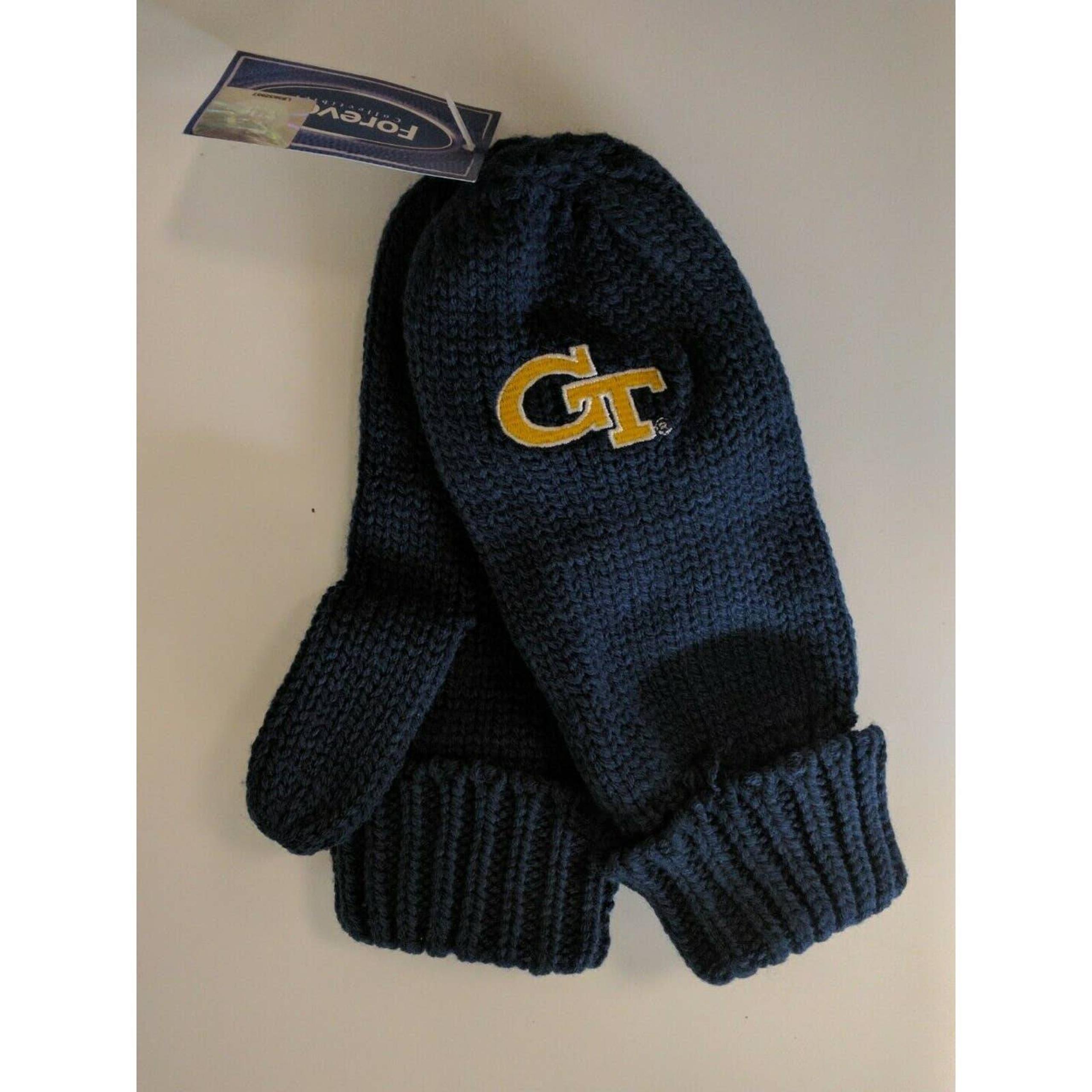 Officially Licensed NCAA Georgia Tech Yellow Jackets Knit Mitten Gloves