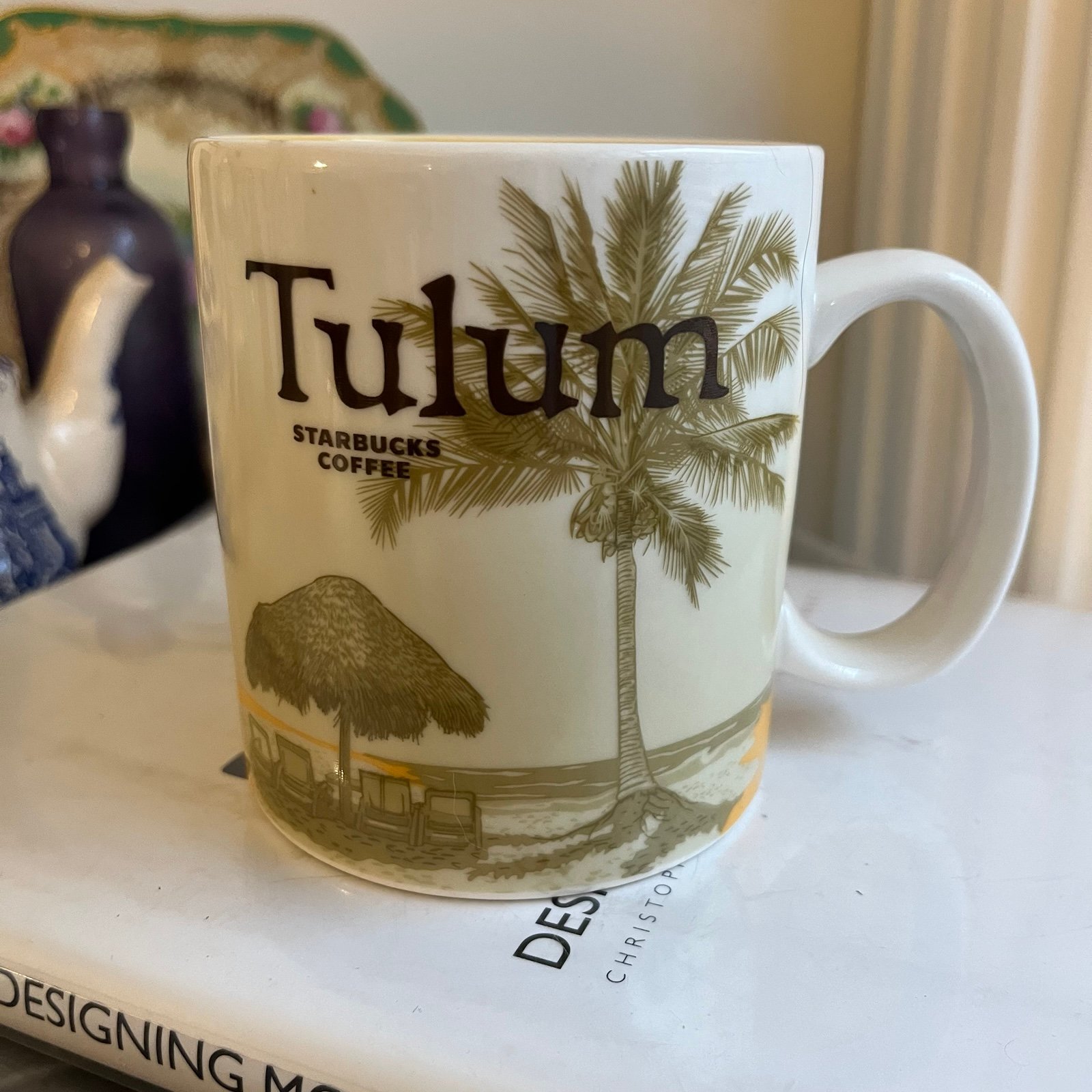 Starbucks Global Icon Collectors Series Tulum Mexico 16oz Coffee Mug Cup.