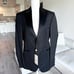 NWT JACK VICTOR Floyd CT drop 8 black Tux single button blazer 38R