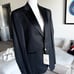 NWT JACK VICTOR Floyd CT drop 8 black Tux single button blazer 38R