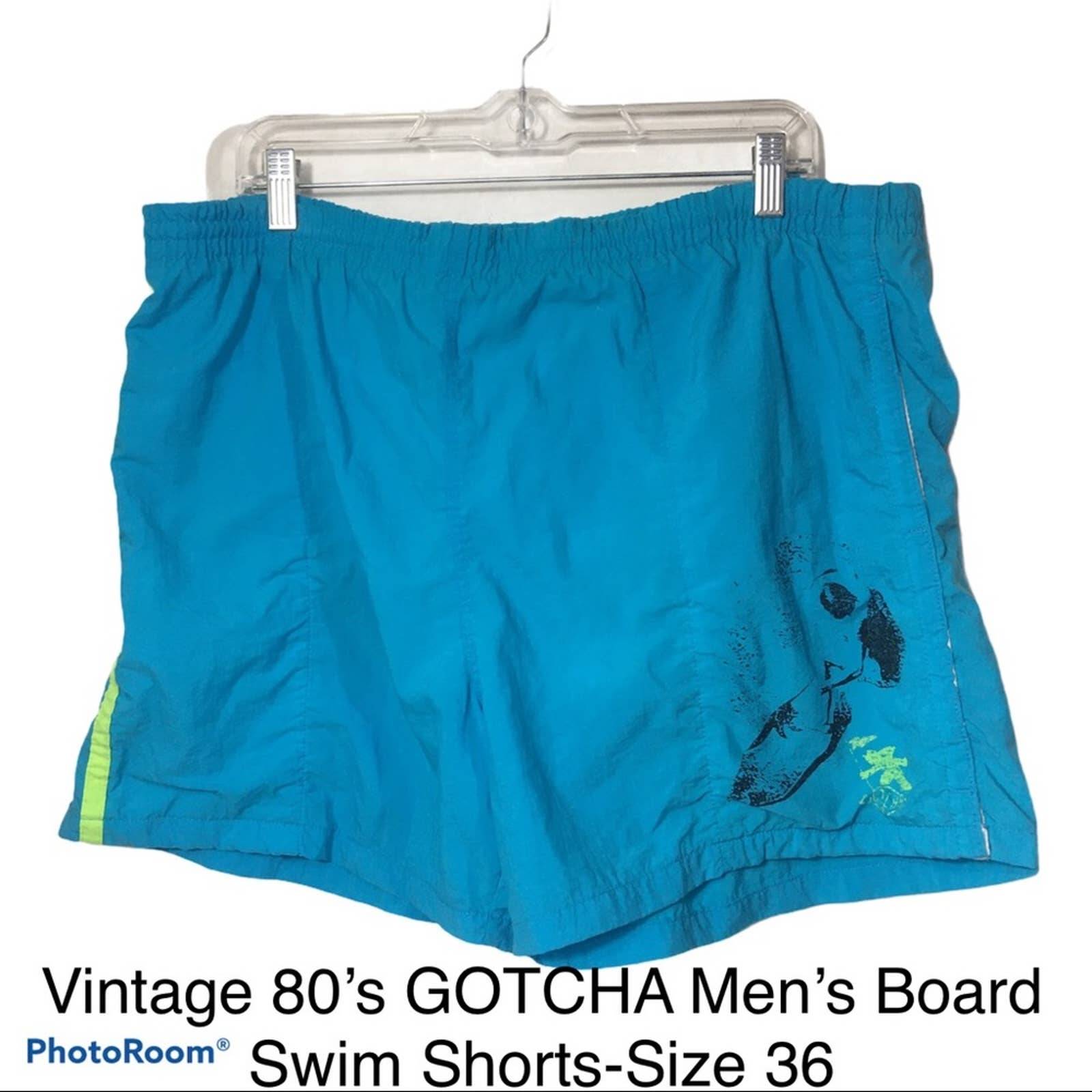 Vintage 80s Gotcha Mens Board Short-36