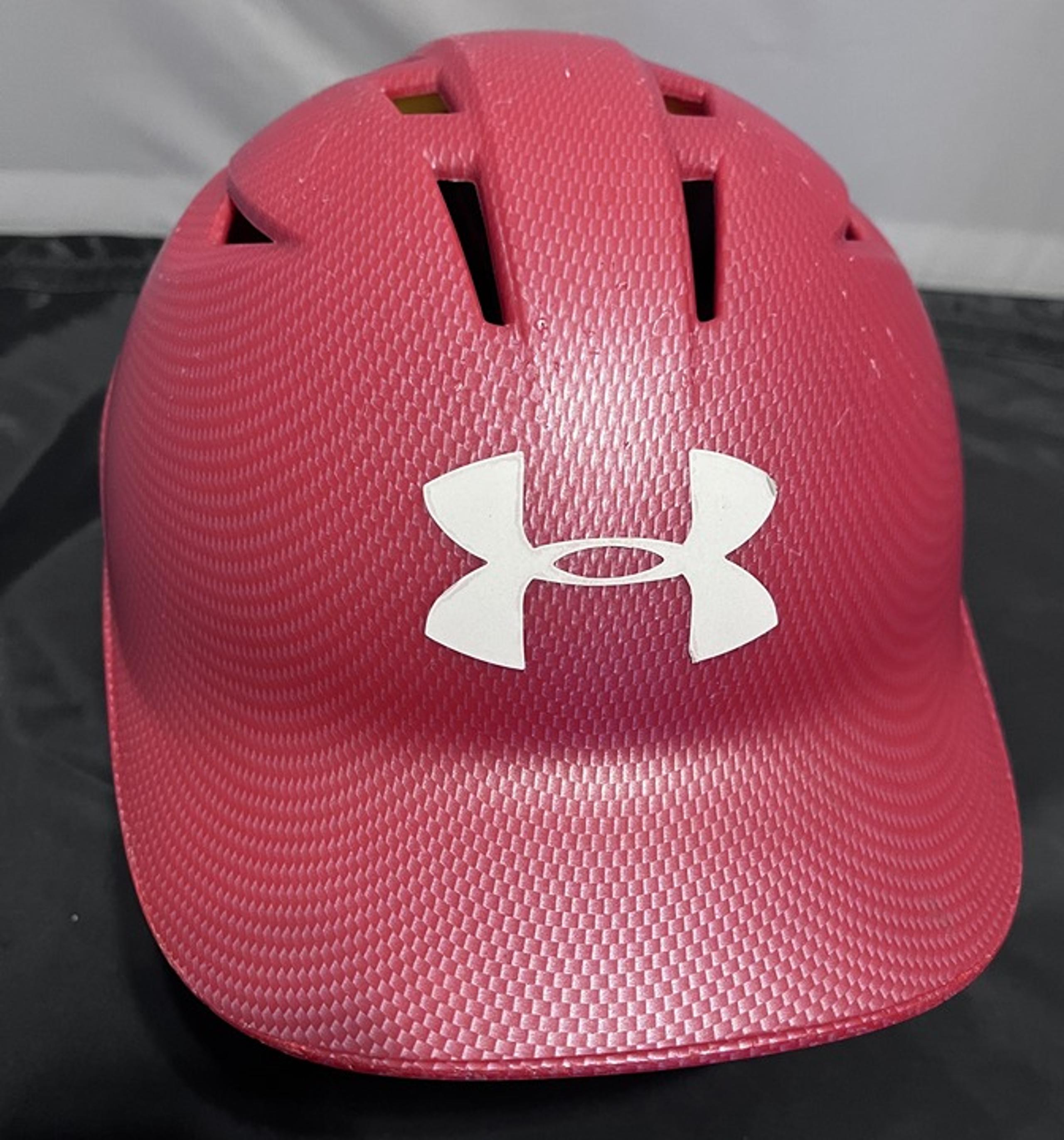 Under Armour Heatgear Red Baseball Helment Size 5 7/8 - 6 3/4