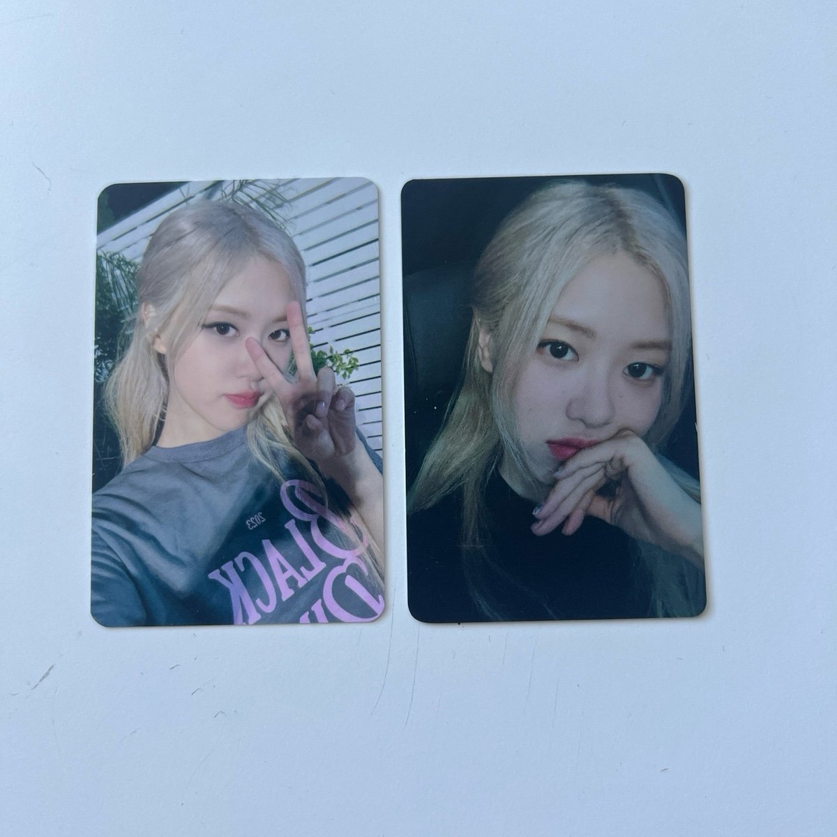 Blackpink Born Pink Seoul Encore WVS Membership Day 1 + 2 Rose photocard set
