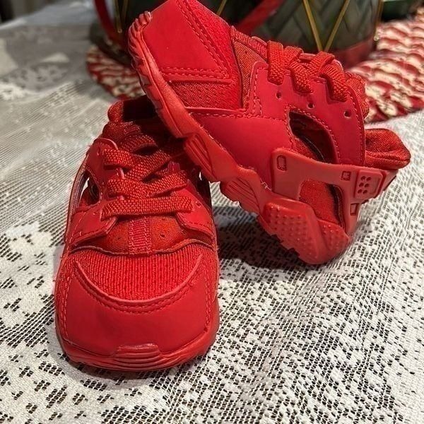 Nike Hyarache Run 4 C Red Nike Sneakers Kids 4
