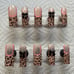 Xxl Cheetah Print French Tip Luxury Press On Nails