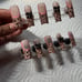 Xxl Cheetah Print French Tip Luxury Press On Nails