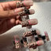 Xxl Cheetah Print French Tip Luxury Press On Nails
