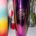 Starbucks oil slick/rainbow studded