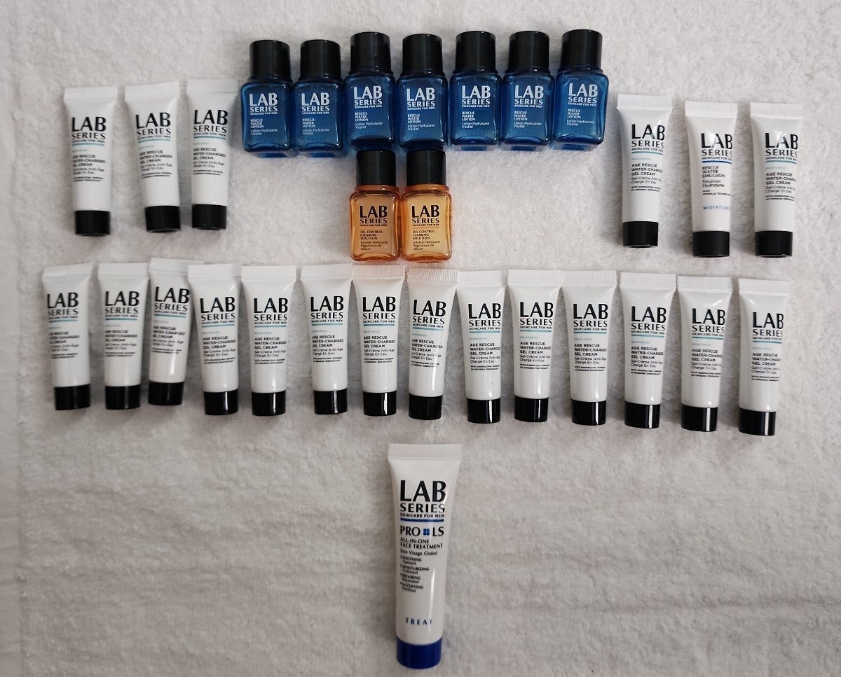 30-pc LAB series skincare for men