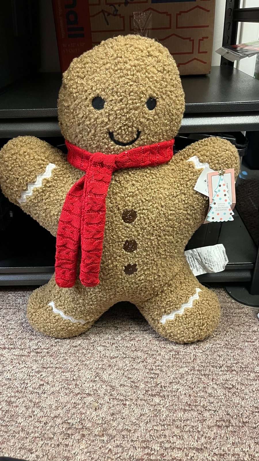 Gingerbread Man Pillow