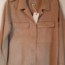 Lucky Brand Jean Jacket Button Tan
