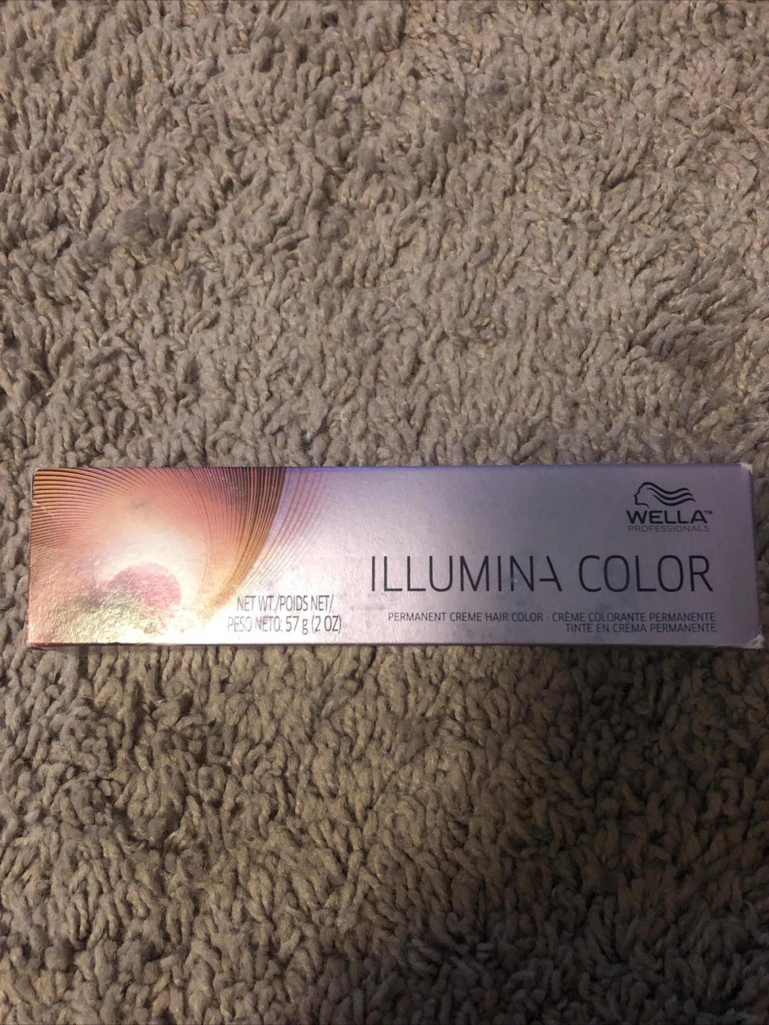 New WELLA ILLUMINA Permanent Cream Hair Color 9/60 Very Light Blonde Violet Neut