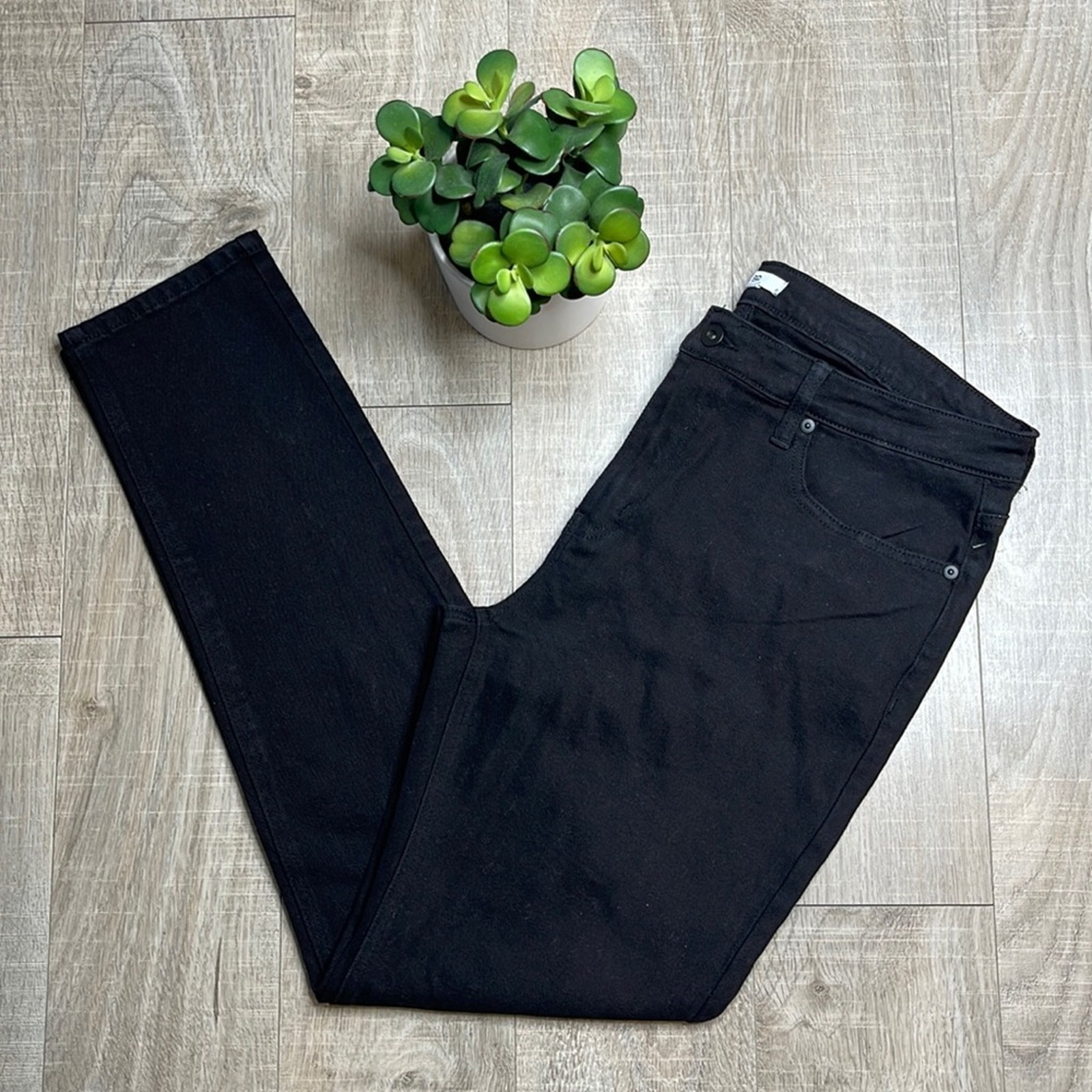 NWOT BP by Nordstrom Black Denim Skinny Leg Jeans Means Size 36