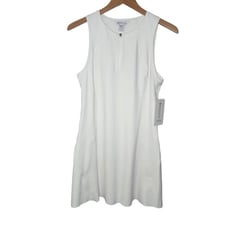 NEW Athleta Womens Medium NWT White Athletic Ace Tennis Dress