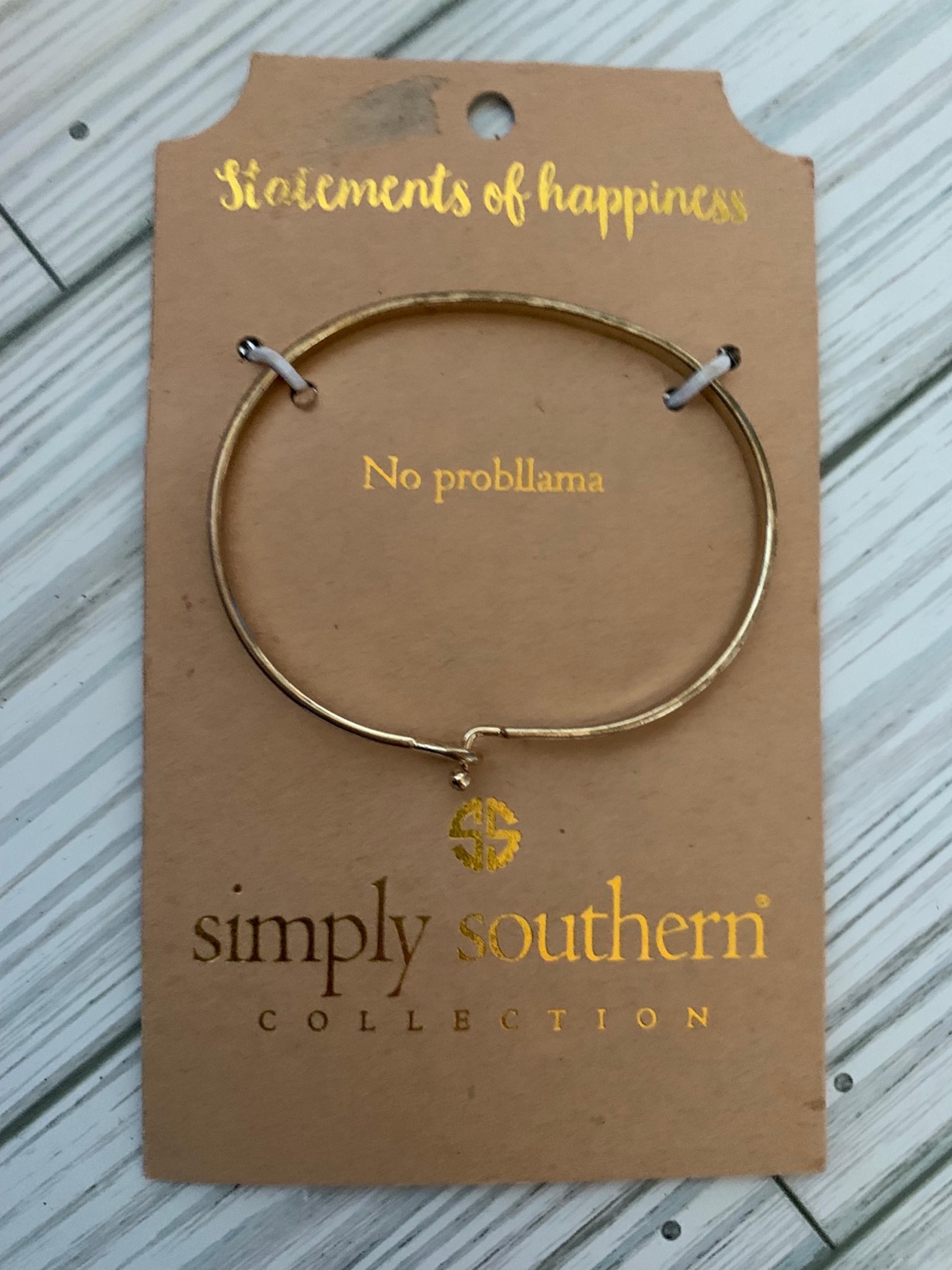 Elegant gold bracelet from Simply Southern. Perfect for adding a touch of sophis
