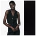 NWOT. Zara Black Darted Sleeveless V-neck Jumpsuit. Size XL.