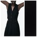 NWOT. Zara Black Darted Sleeveless V-neck Jumpsuit. Size XL.