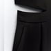 NWOT. Zara Black Darted Sleeveless V-neck Jumpsuit. Size XL.