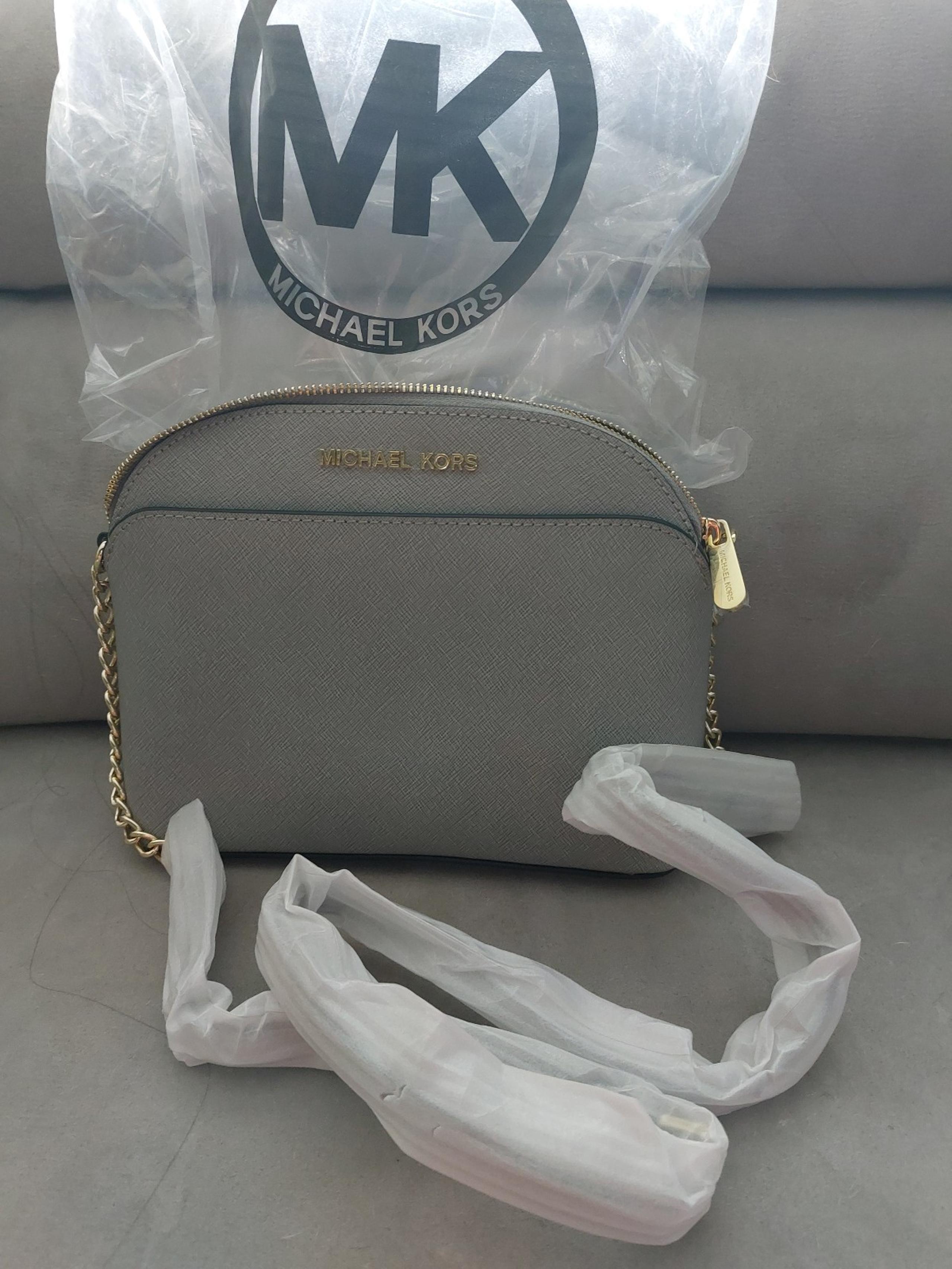 Michael Kors Elegant Grey Crossbody Bag New