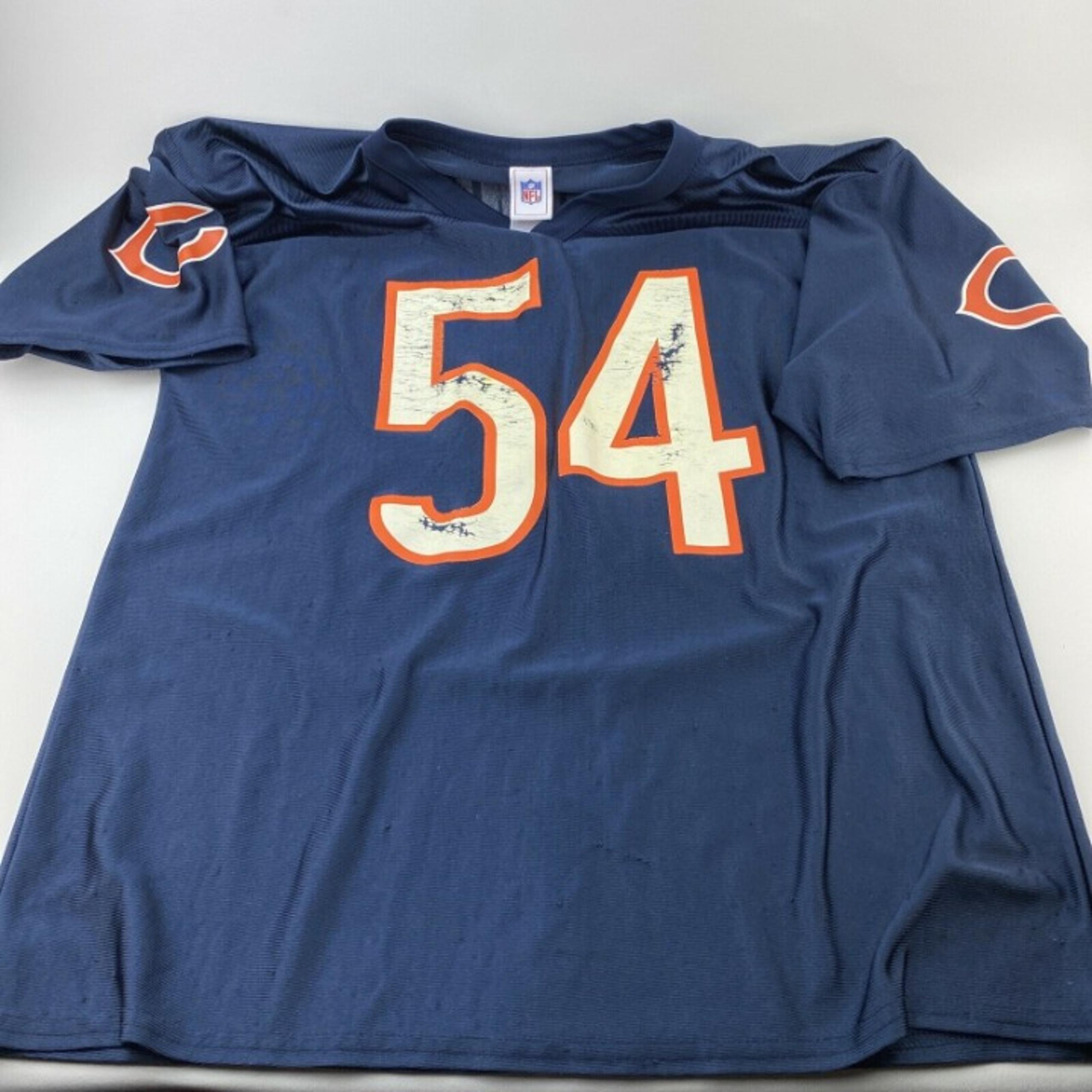 Brian Urlacher #54 Chicago Bears NFL Mens Jersey Size Large Polyester