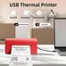 USB Thermal Shipping Label Printer - T001 High Speed Shipping Label Printer 4x6
