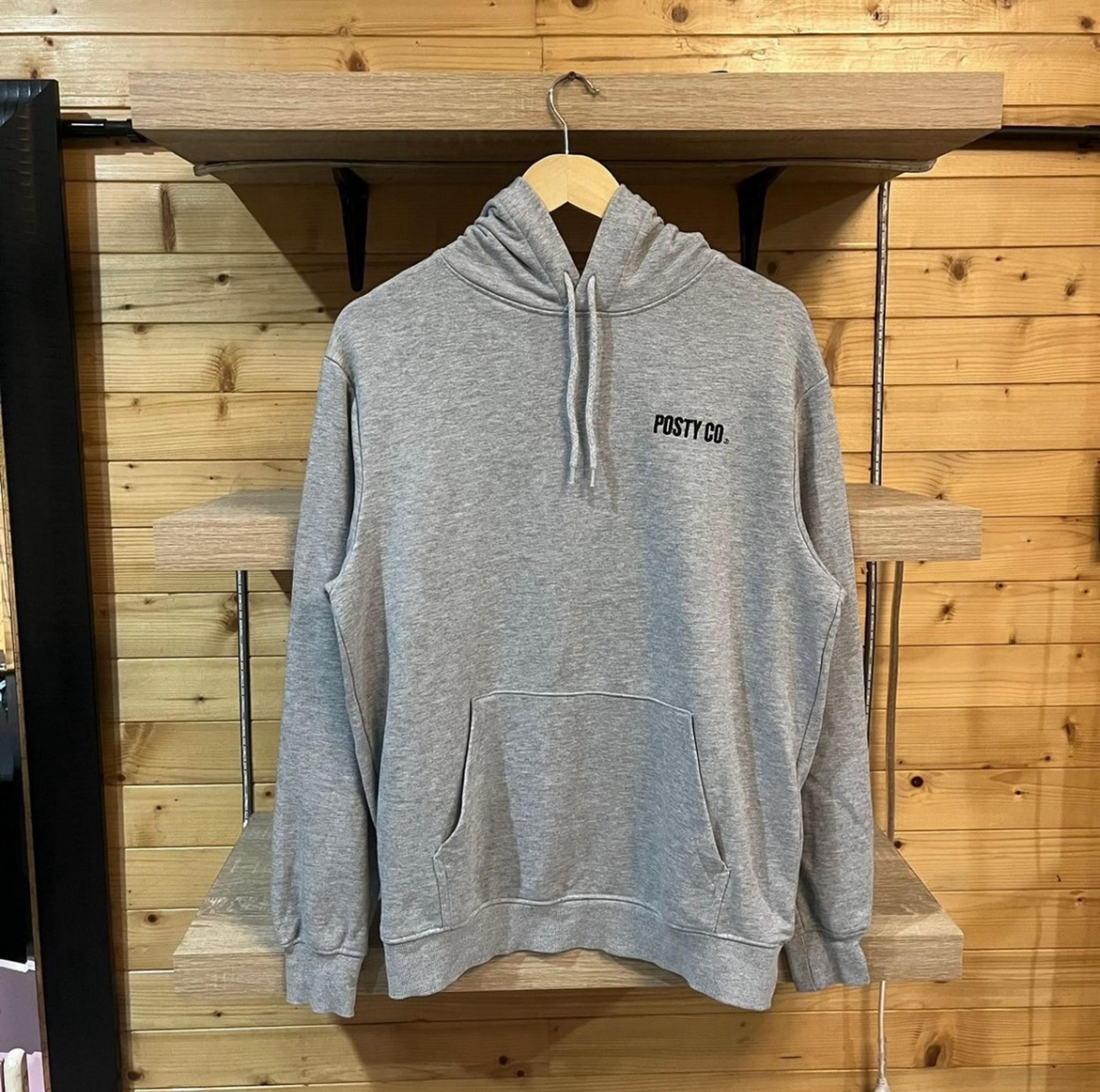 Men’s size medium Post Malone hoodie posty co merch grey hoody logo tour concert