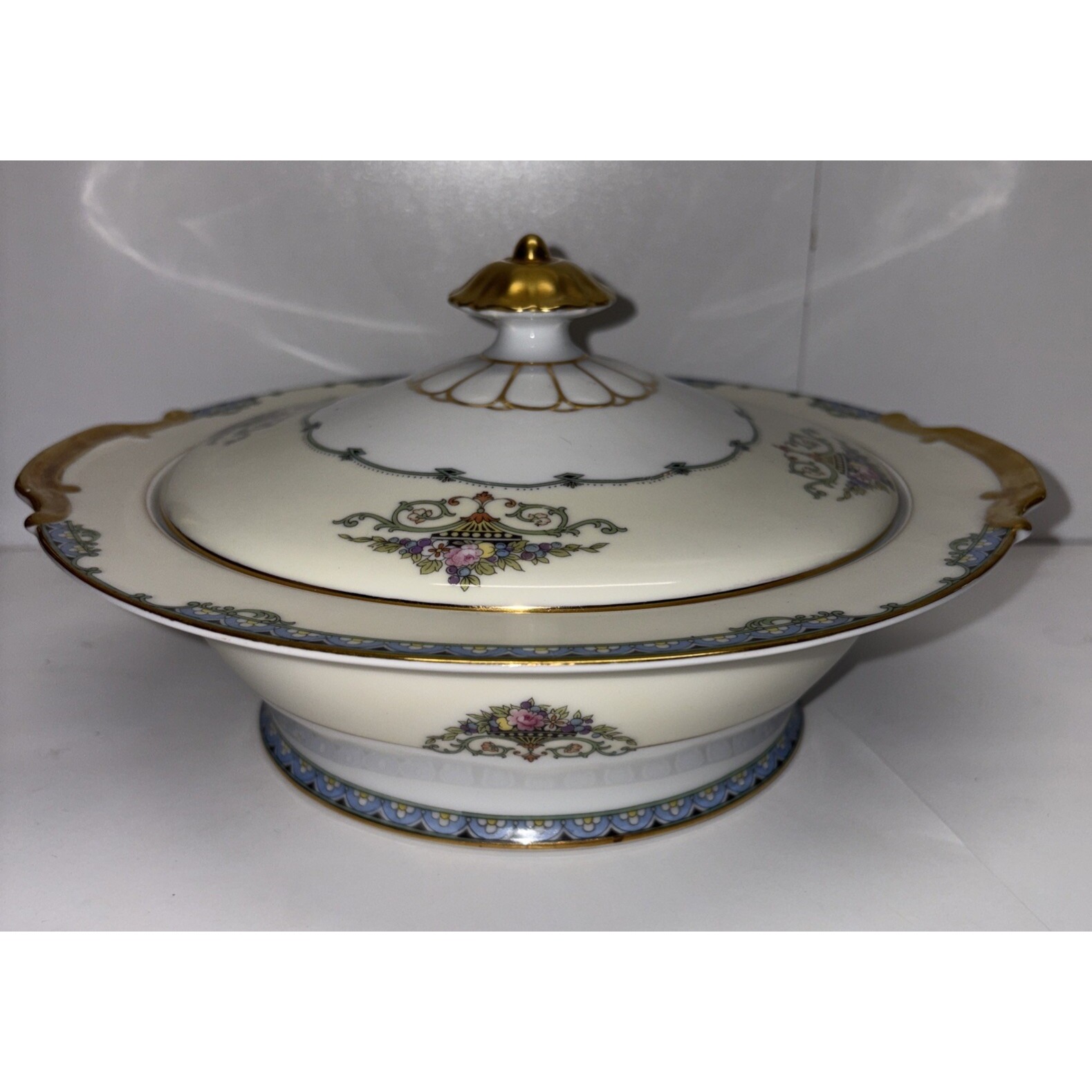 Antique NORITAKE China Perseus Covered Vegetable Dish