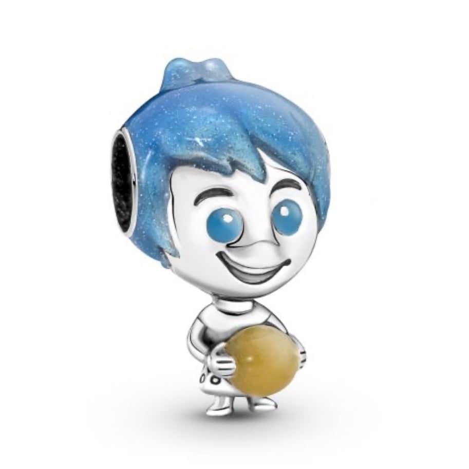 Pandora Inside Out Joy Figure Pixar Disney Bead Silver Charm With Pouch #31