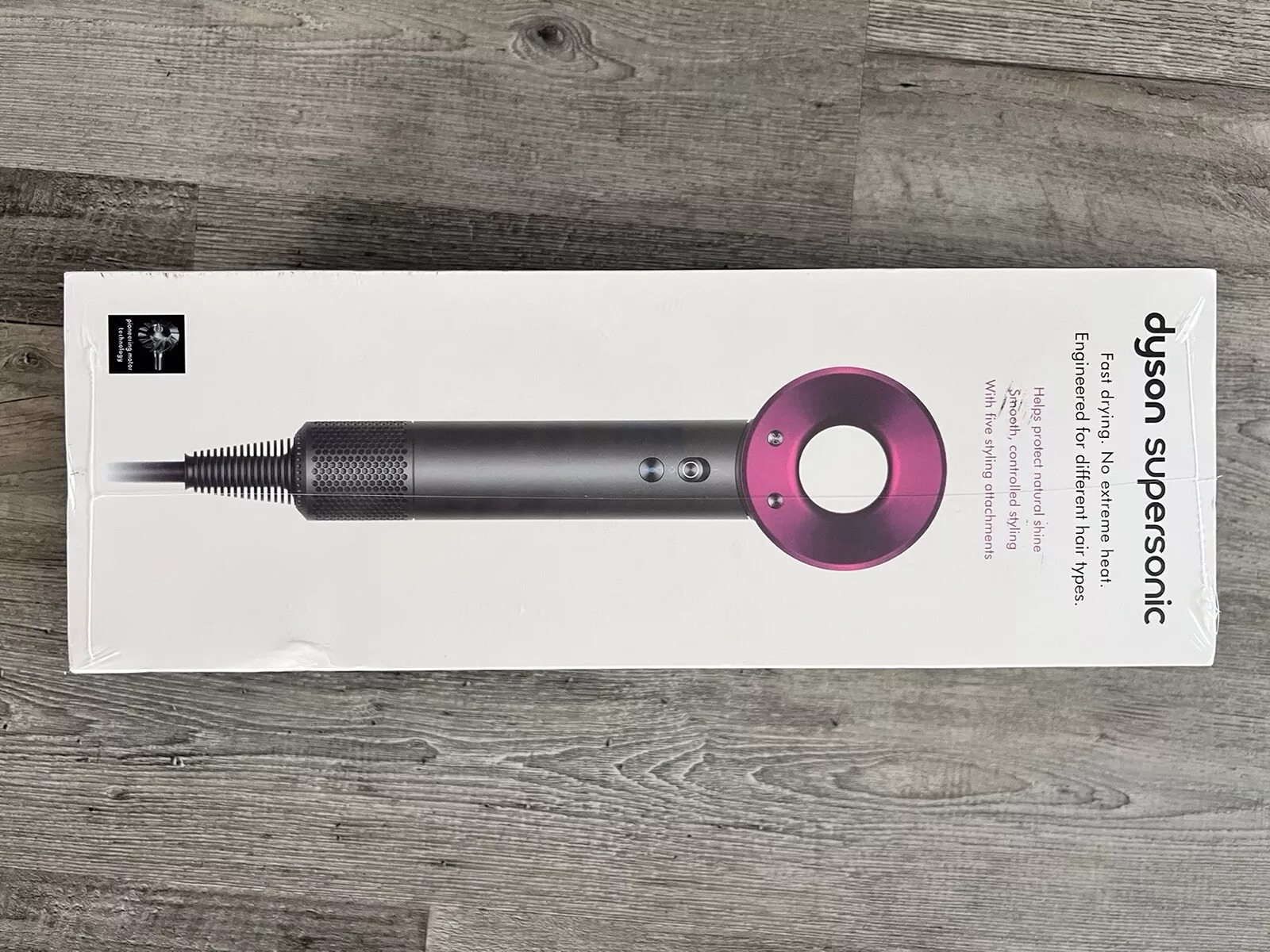Supersonic Hair Dryer (Iron/Fuchsia)