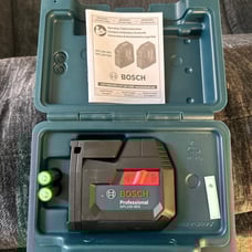 Bosch laser green beam “plumber dot” not line laser