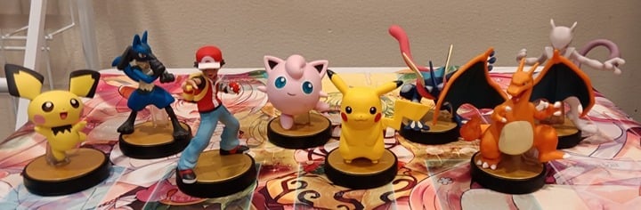 AMIIBO LOT: LOT OF 8 POKEMON AMIIBO - MINT LOOSE! ALL POKEMON! FREE SHIPPING!
