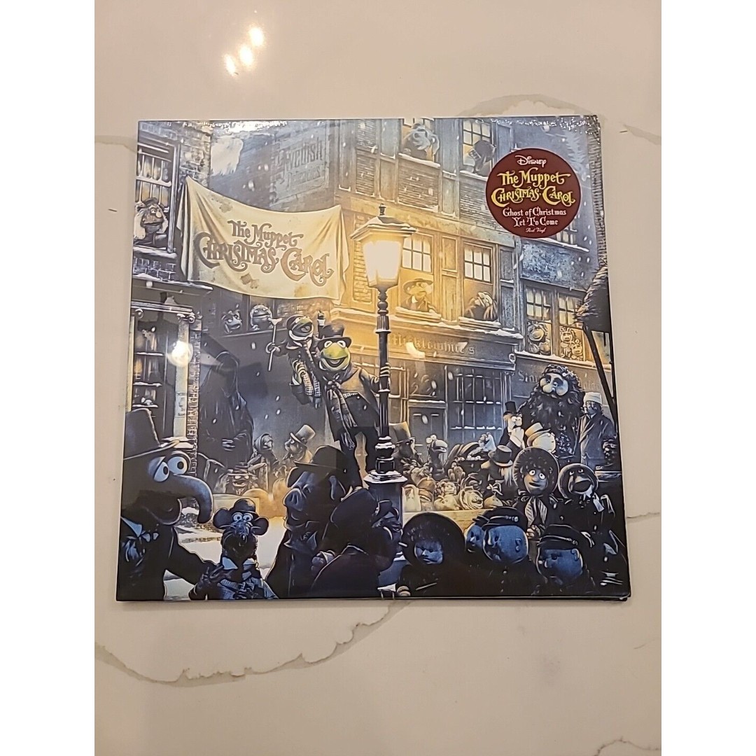 The Muppet Christmas Carol Ghosts of Christmas Past Ghostly Red Vinyl LP Rare