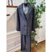 Alfred Dunner Women Black Polyester Single Breasted Jacket & Pant 2 Pc Suit 22W