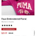 Pink Floral Hoodie