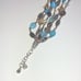 Brighton Riviera Blue Lagoon Wood Shell Beaded Boho Multi Strand Bracelet