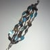 Brighton Riviera Blue Lagoon Wood Shell Beaded Boho Multi Strand Bracelet