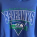 Seattle Seahawks NFL Women’s Crop Hoodie Sweatshirt Junk Food Clothing NWT