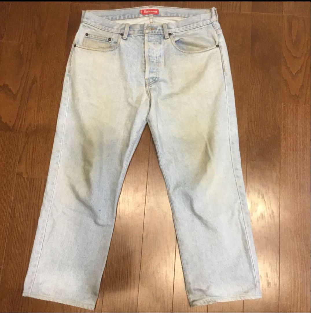 Supreme denim pants 32