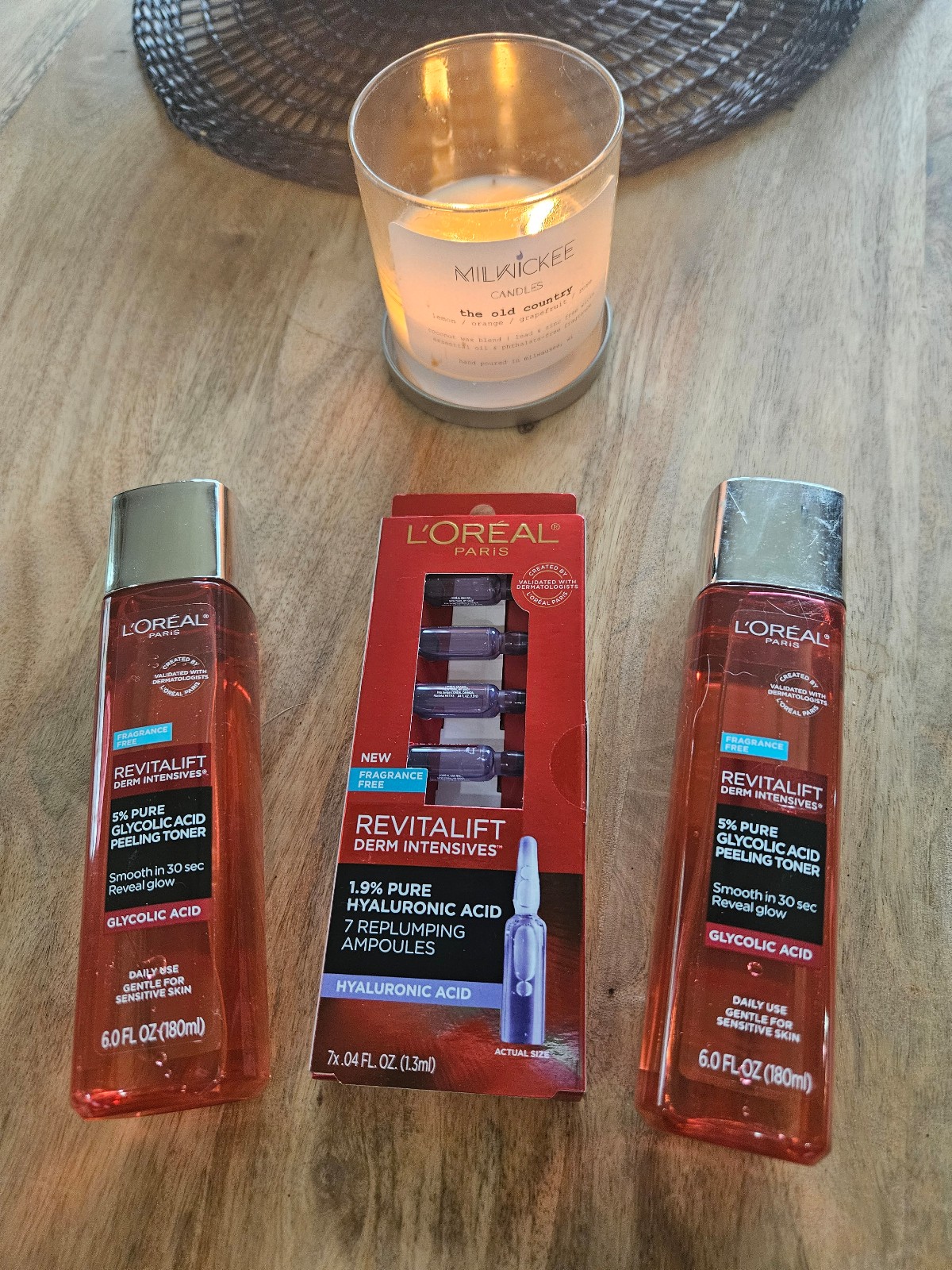 REDUCE WRINKLES L'Oreal skincare bundle