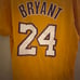 Majestic Los Angeles Lakers Kobe Bryant Player Tee Yellow Medium