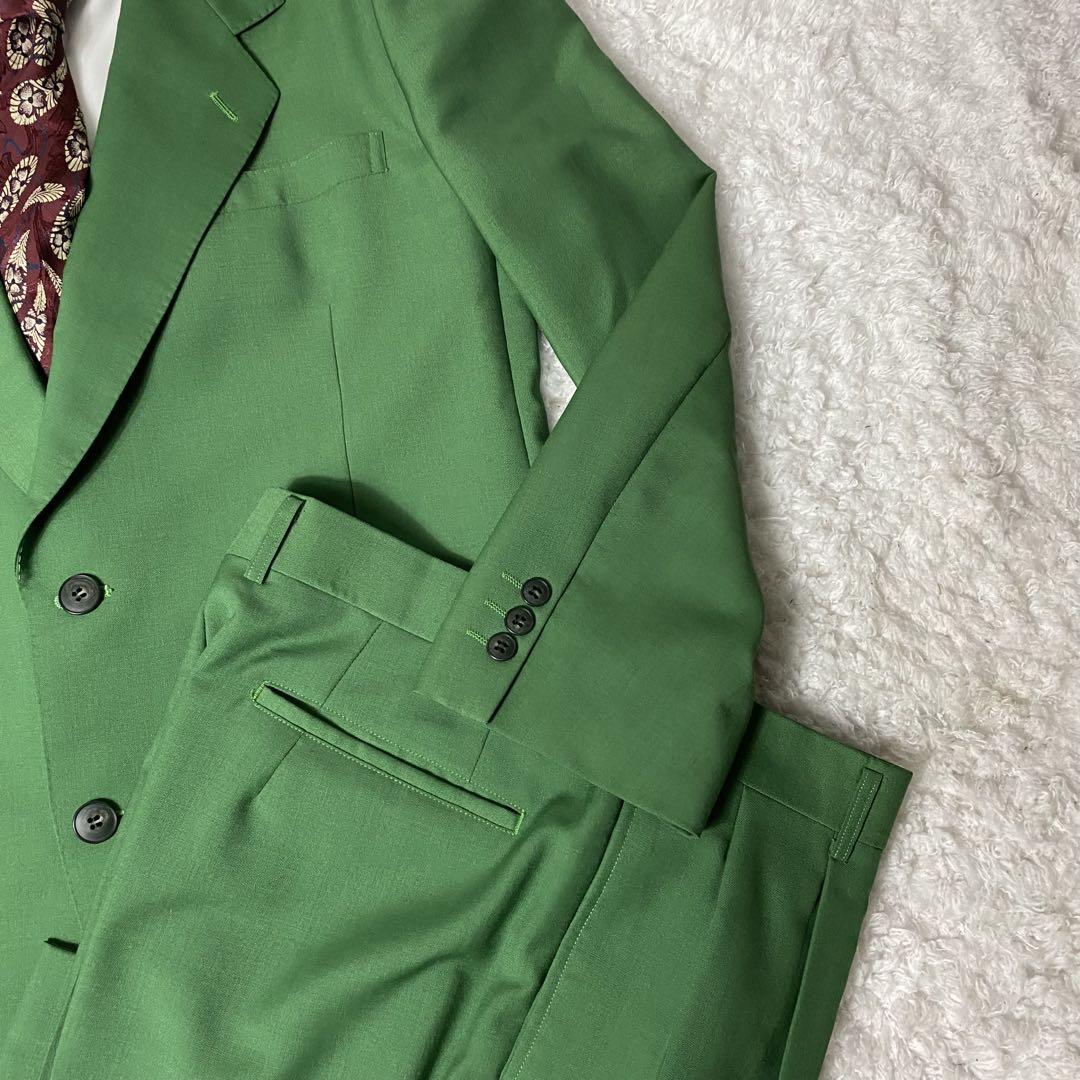 グランドホールセール VINTAGE】Setup suits Green Japanvintage スーツ